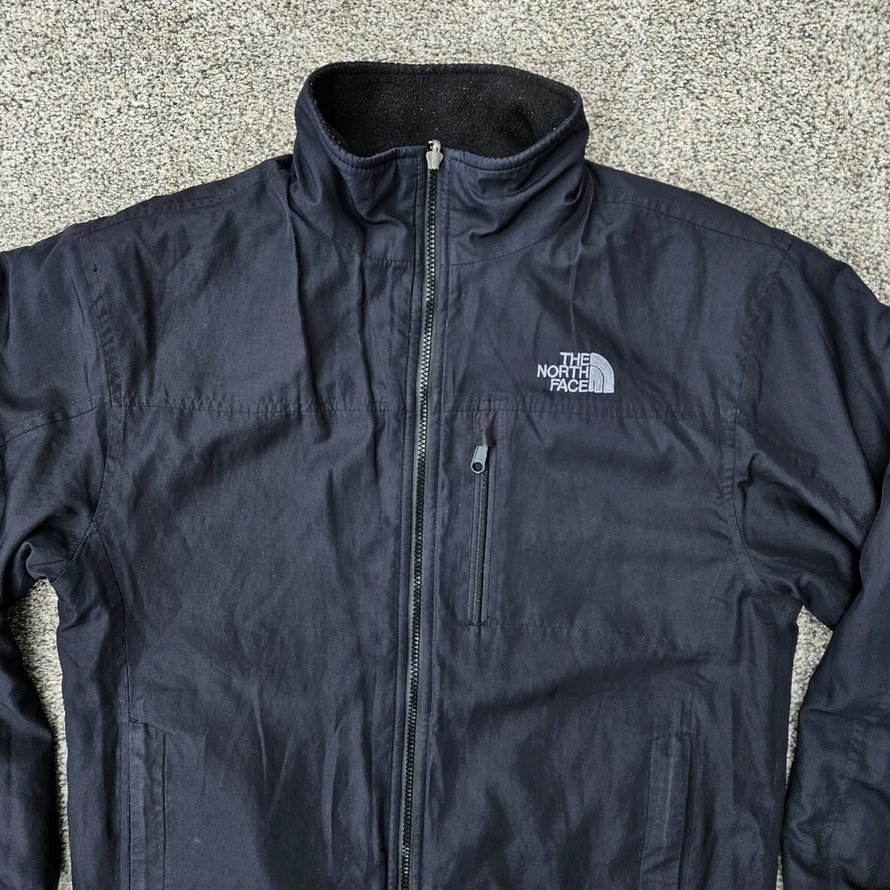 The North Face Summit Series Reversible Jacket Black Zip Up Coat Mens Size Small